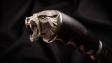 Авторский нож Тайга (дамаск 5000 слоёв-камень, чёрный граб, литьё мельхиор), фото 6