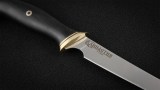 Филейный нож Форель (Х12МФ, чёрный граб, мозаичный пин), фото 4