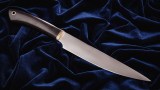 Кухонный нож Шеф-повар 3 (Х12МФ, черный граб), фото 6