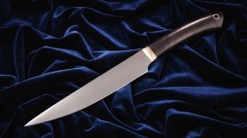 Кухонный нож Шеф-повар 3 (Х12МФ, черный граб)