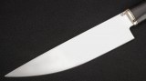 Кухонный нож Шеф-повар 4 (Х12МФ, черный граб), фото 2