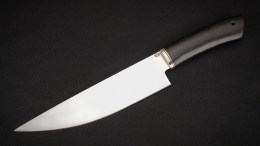 Кухонный нож Шеф-повар 4 (Х12МФ, черный граб)