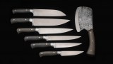 Набор кухонных ножей Русский (М390, микарта, цельнометаллические), фото 9