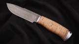 Нож Алтай (дамаск, береста, дюраль), фото 5