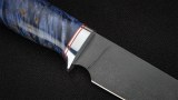 Нож Барс (D2, стабилизированная карельская берёза, синяя), фото 6
