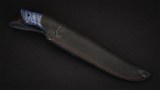 Нож Барс (D2, стабилизированная карельская берёза, синяя), фото 8