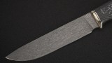 Нож Барс (D2, стабилизированный чёрный граб, темлячный пин, инкрустация барс), фото 2