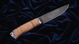 Нож Барс (дамаск, береста, дюраль), фото 6