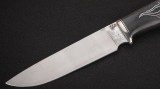 Нож Барс (Х12МФ, стабилизированный чёрный граб, мозаичные пины, инкрустация), фото 2