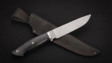 Нож Барс (Х12МФ, стабилизированный чёрный граб, мозаичные пины, инкрустация), фото 6