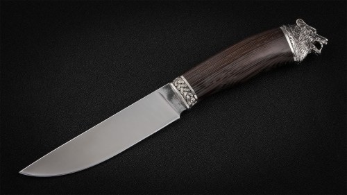 Нож Барс (Х12МФ, венге, литье мельхиор)