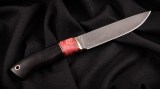 Нож Барс (ХВ5-алмазка, чёрный граб, стабилизированная вставка), фото 6