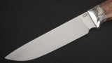 Нож Барс (М398, нейзильбер, стабилизированный зуб мамонта, айронвуд, мозаичные пины), фото 2