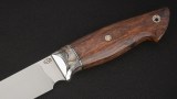 Нож Барс (М398, нейзильбер, стабилизированный зуб мамонта, айронвуд, мозаичные пины), фото 3