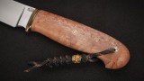 Нож Барс (N690, стабилизированная карельская берёза - светлая, мозаичные пины), фото 5