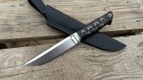 Нож Бекас (ELMAX, стабилизированный черный граб, инкрустация бесконечность 3), фото 2