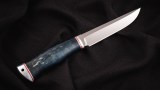 Нож Бекас (Х12МФ, стабилизированная карельская береза-дюраль), фото 6