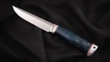 Нож Бекас (Х12МФ, стабилизированная карельская береза-дюраль), фото 5