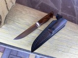 Нож Бекас (М398, макуме, айронвуд, формованные ножны), фото 6
