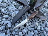 Нож Бекас (М398, макуме, айронвуд, формованные ножны), фото 5