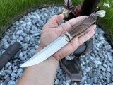 Нож Бекас (М398, макуме, айронвуд, формованные ножны), фото 4