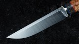 Нож Бекас (S90V, темный кориан, стабилизированная карельская береза, формованные ножны), фото 2