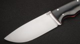 Нож Бобр фултанг (Х12МФ, чёрная G10), фото 2