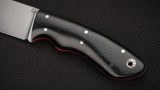Нож Бобр фултанг (Х12МФ, чёрная G10), фото 5