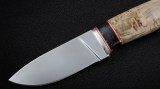 Нож Бобр (К340, вставка - кориан, стабилизированная карельская береза), фото 2