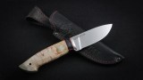 Нож Бобр (К340, вставка - кориан, стабилизированная карельская береза), фото 5