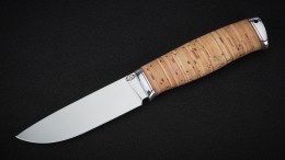 Нож Бурундук (95Х18, береста, дюраль)