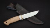 Нож Бурундук (95Х18, вставка - белый кориан, орех), фото 7