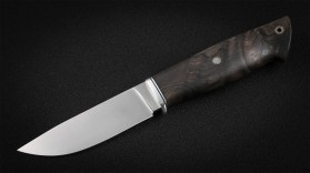 Нож Бурундук (CPM S90V, корень ореха, мозаичные пины)