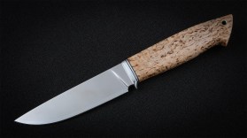 Нож Бурундук (К340, стабилизированная карельская береза)