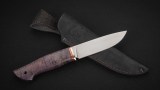 Нож Бурундук (М390, стабилизированная карельская берёза фиолетовая), фото 6