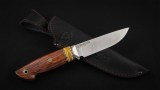 Нож Бурундук (S390, нейзильберг, вставка - стабилизированный зуб мамонта, кокоболло, мозаичные пины), фото 5