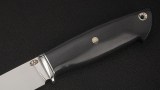 Нож Бурундук (S390, стабилизированный чёрный граб, мозаичные пины), фото 3
