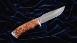 Нож Егерь (95Х18, стабилизированная карельская береза, дюраль), фото 4