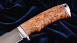 Нож Егерь (95Х18, стабилизированная карельская береза, дюраль), фото 3