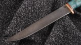 Нож Филейный большой (дамаск, более 1000 слоёв, стабилизированная карельская береза), фото 2