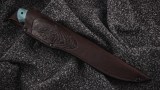 Нож Филейный большой (дамаск, более 1000 слоёв, стабилизированная карельская береза), фото 5