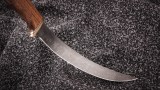 Нож Филейный большой (дамаск, орех), фото 4