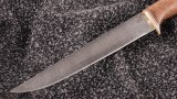 Нож Филейный большой (дамаск, орех), фото 2