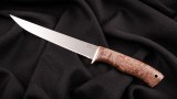 Нож Филейный большой (Х12МФ, стабилизированная карельская берёза), фото 6