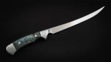 Нож Филейный Premium (ELMAX, стабилизированная карельская берёза, цельнометаллический), фото 7