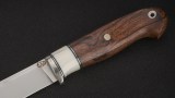 Нож Финский (S125V, вставка - клык моржа, айронвуд, мозаичные пины, формованные ножны), фото 3