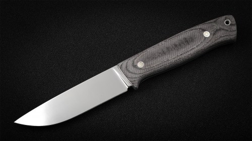 Нож Горностай (D2, микарта, мозаичные пины, цельнометаллический)