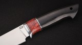 Нож Грибник (95Х18, чёрный граб, стабилизированная вставка), фото 3