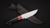 Нож Грибник (95Х18, чёрный граб, стабилизированная вставка), фото 7