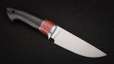 Нож Грибник (95Х18, чёрный граб, стабилизированная вставка), фото 5